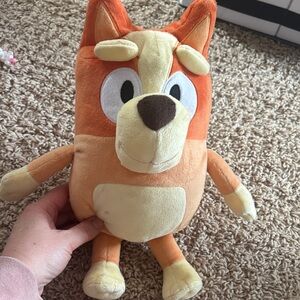 Orange and Cream Plush Toy